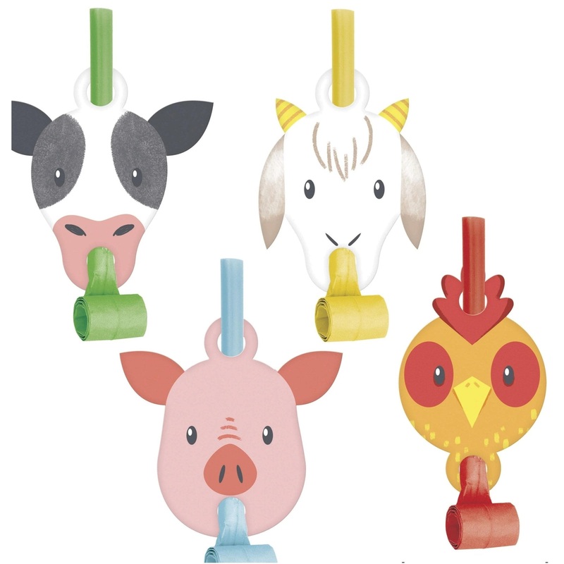 Farm Animals Blowouts | 8 ct