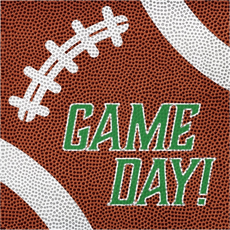 Football Tailgate Time Lunch Napkins | 16 ct