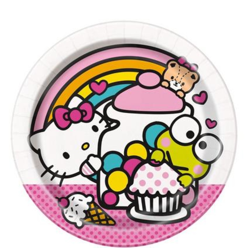 Hello Kitty And Friends Dessert Plates 7in | 8 ct