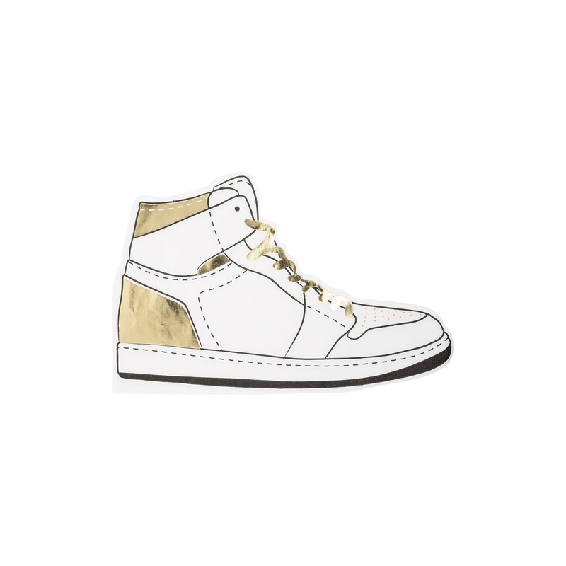 Hightop Shoe Shaped Paper Dinner Napkins | 18 ct