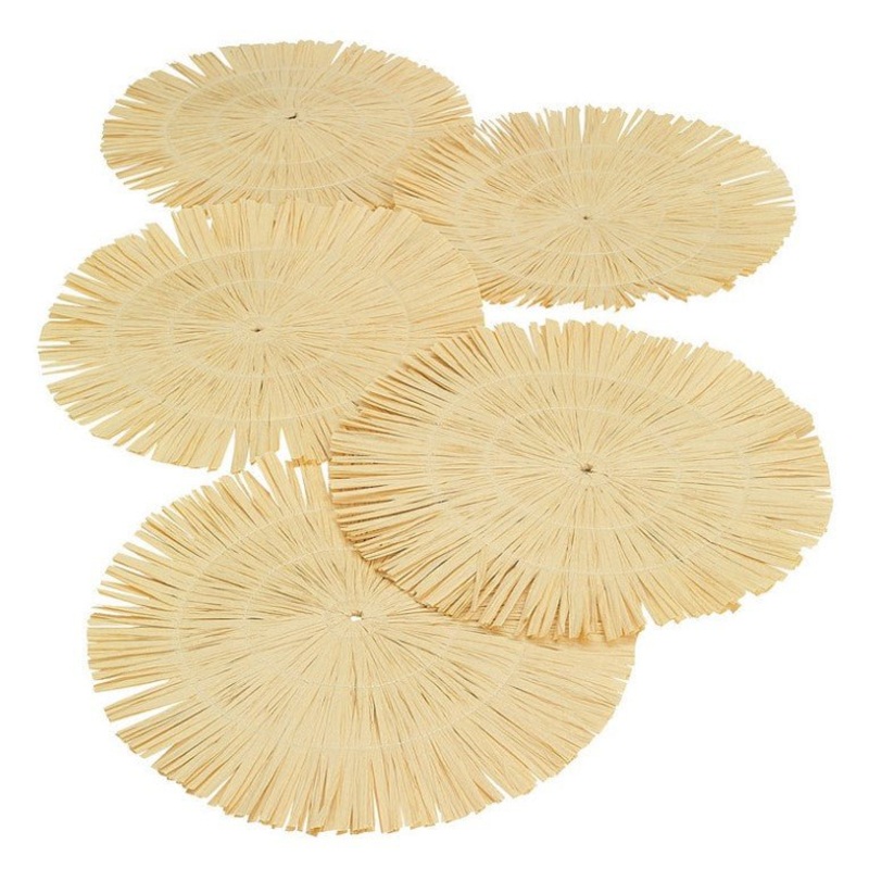 Straw Fringe Placemat | 1ct