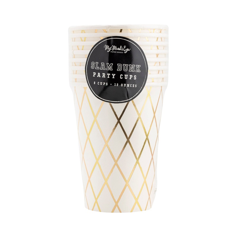 Basketball Paper Party Cups 12oz. | 8 ct