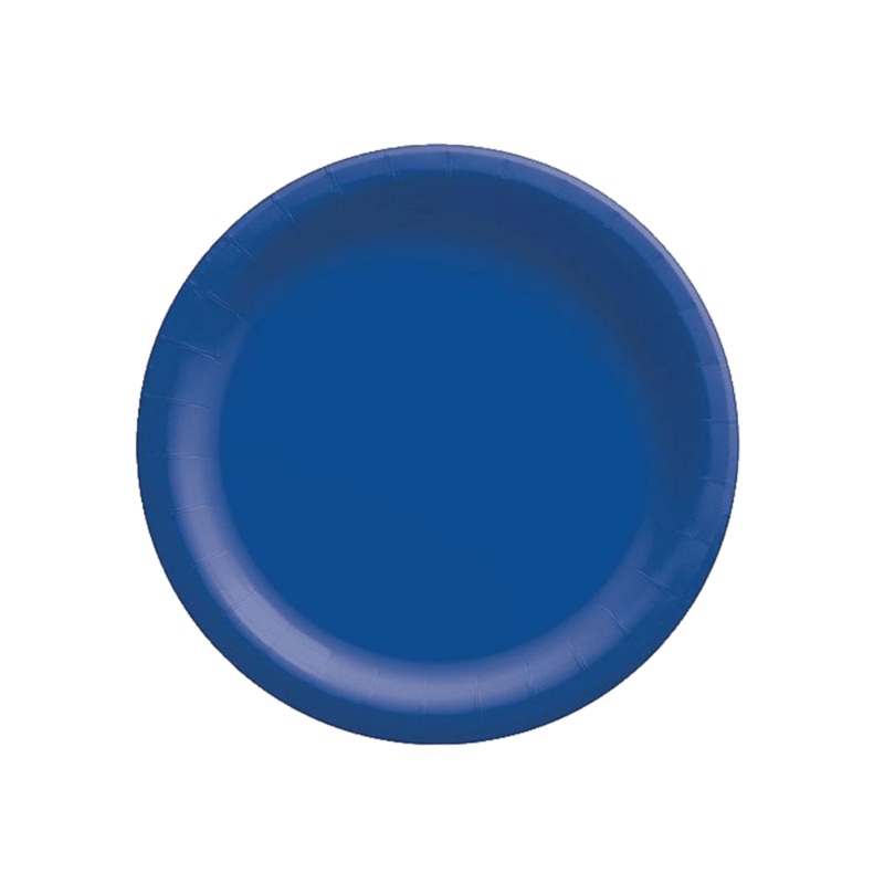 Bright Royal Blue 6.75'' Paper Plates | 20ct