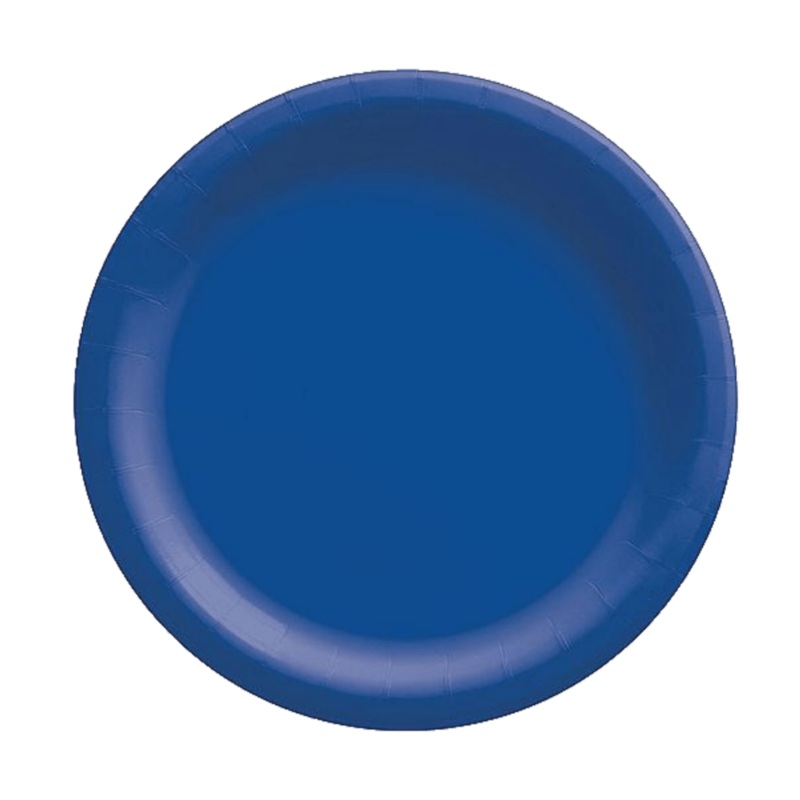 Bright Royal Blue 8.5'' Paper Plates | 20ct