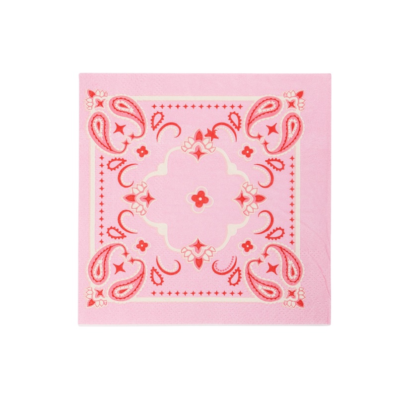 Cow Gal  Bandana Paper Cocktail Napkins | 24 ct