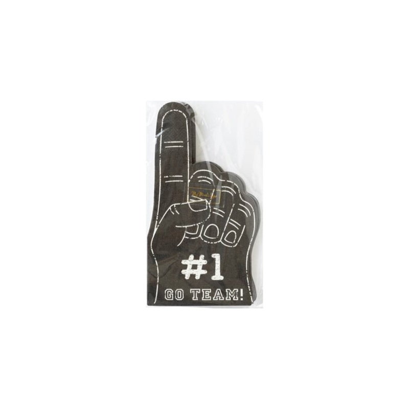 Football #1 Hand Shaped Paper Dinner Napkin | 24 ct