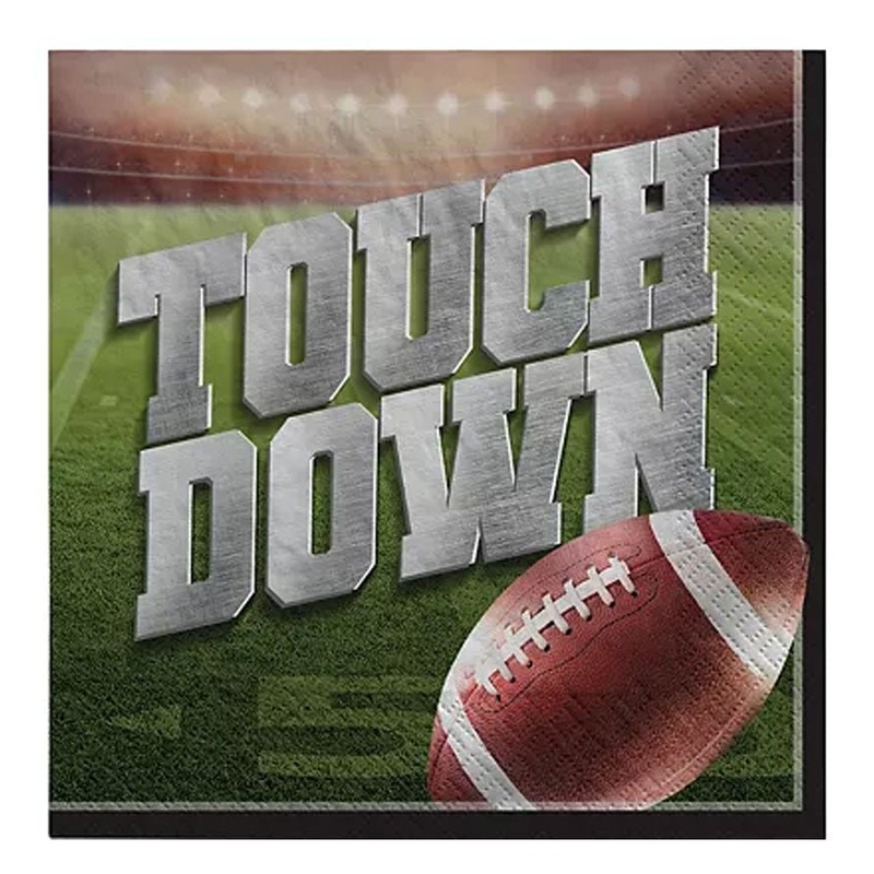 Football Touchdown Lunch Napkins | 36ct