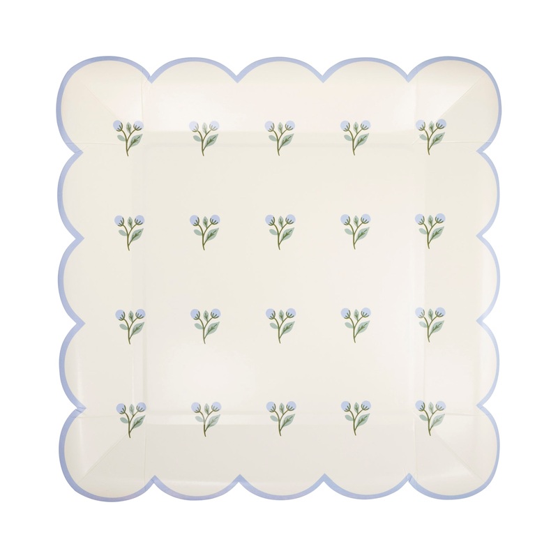In Bloom Square Paper Plate 10" | 8 ct