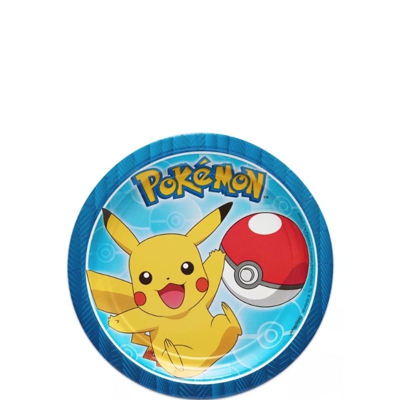 Pokmon Dessert Plates 7" | 8ct