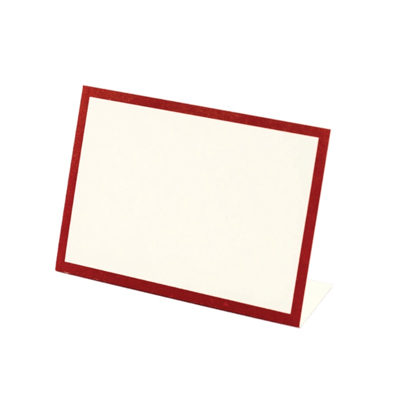 Red Frame Place Card 2.5" x 3.5" | 1ct
