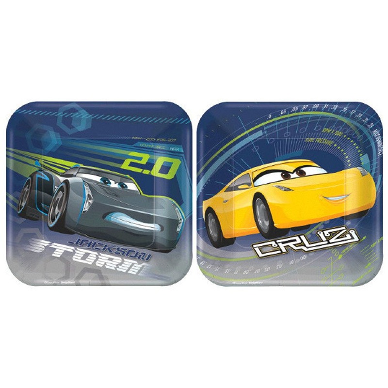 Disney Cars 3 Dessert Plates (8ct)