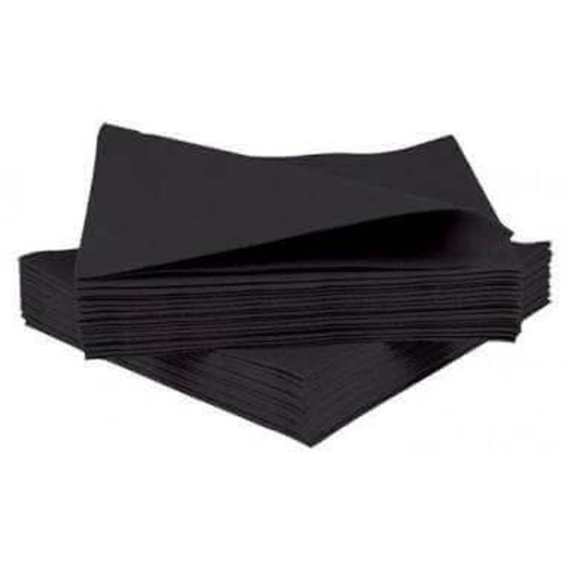 Disposable Black Paper Napkins