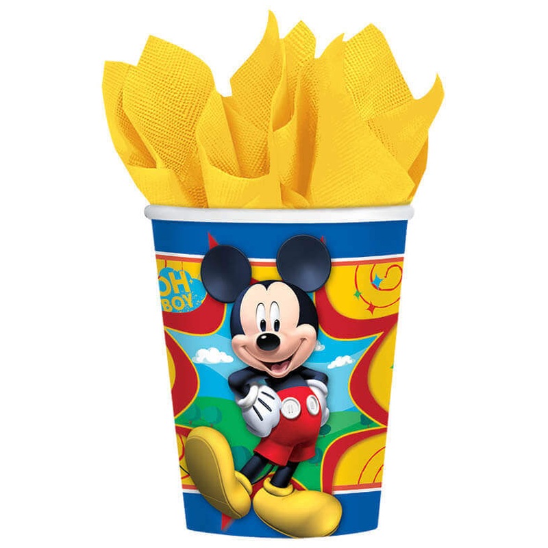 Mickey Mouse 9oz Cups - 8PC
