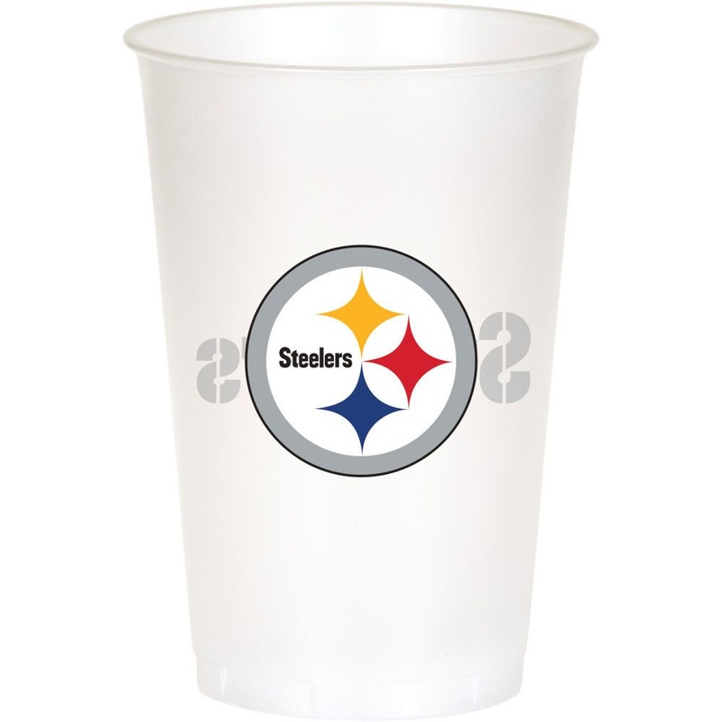 Pittsburgh Steelers 20oz Plastic Cups (8ct)