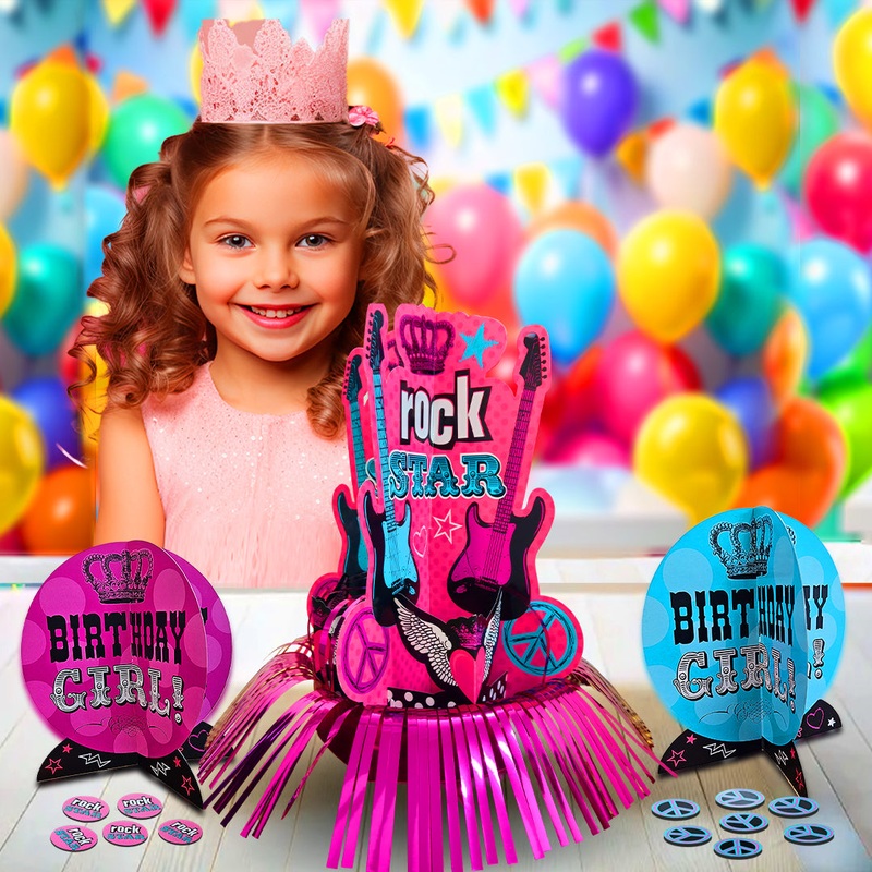Rocker Princess Table Decoration Kit