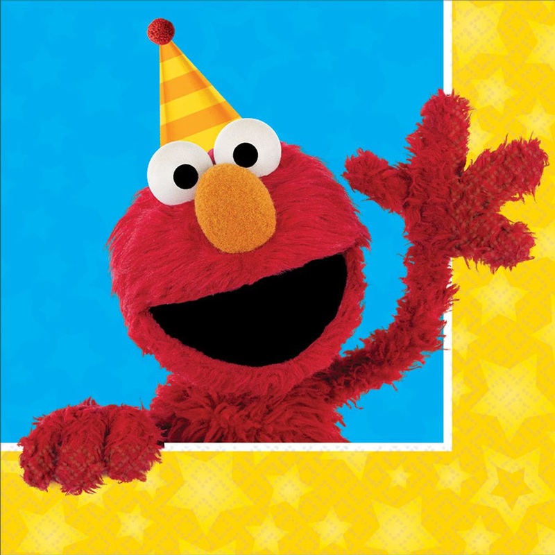 Sesame Street Luncheon Napkins (16 ct)