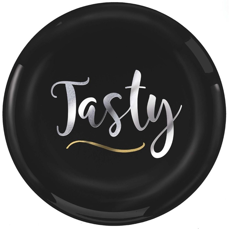 Tasty Round Plastic Dessert Plates (20 ct)