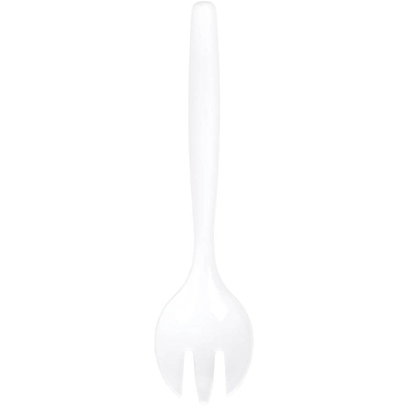 9" White Serving Fork