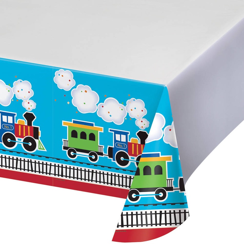 All Aboard Plastic Tablecover
