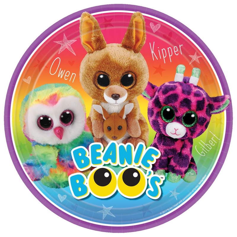 Beanie Boos Dessert Plates (8 ct)