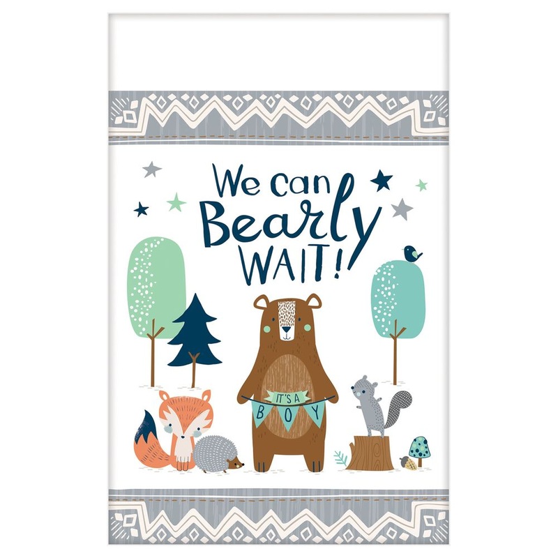Bear-ly Wait Paper Rectangle Tablecover