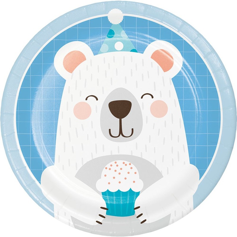 Birthday Bear Dessert Plates (8 ct)