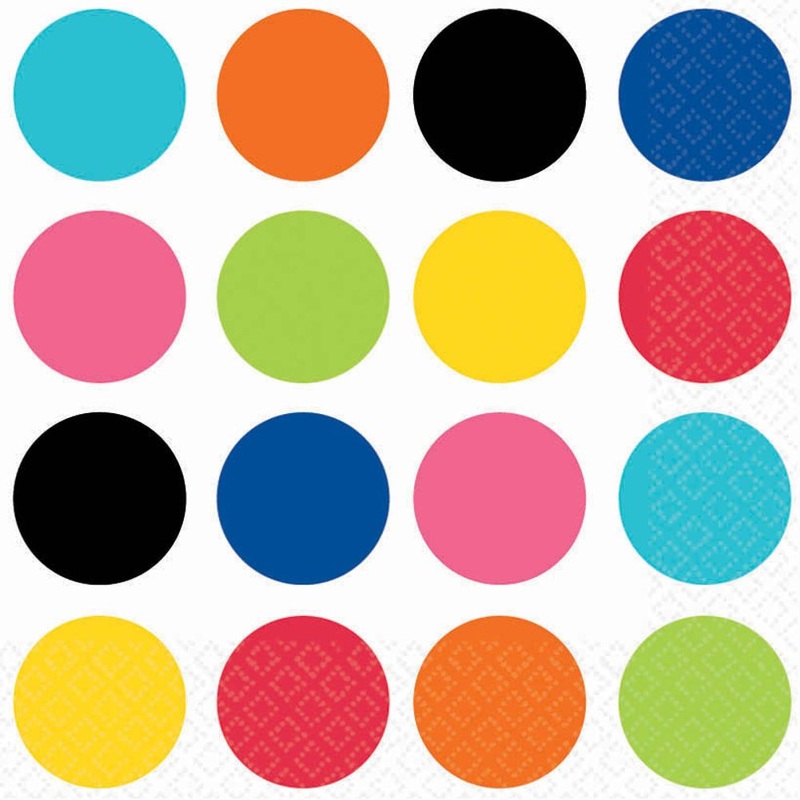 Bold Dots Luncheon Napkins (16ct)