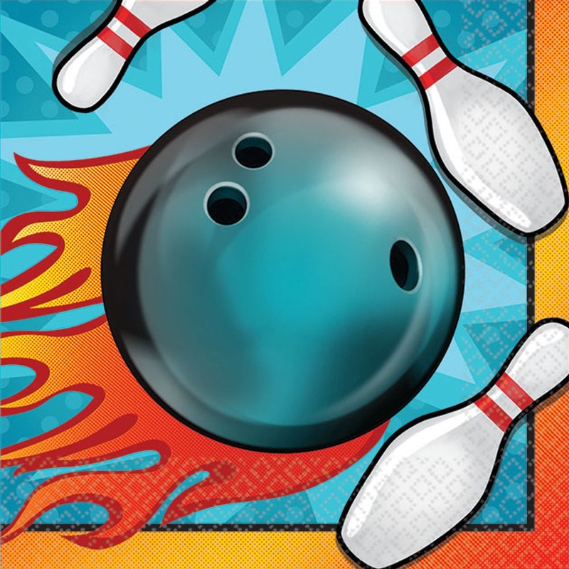 Bowling Beverage Napkins (16ct)
