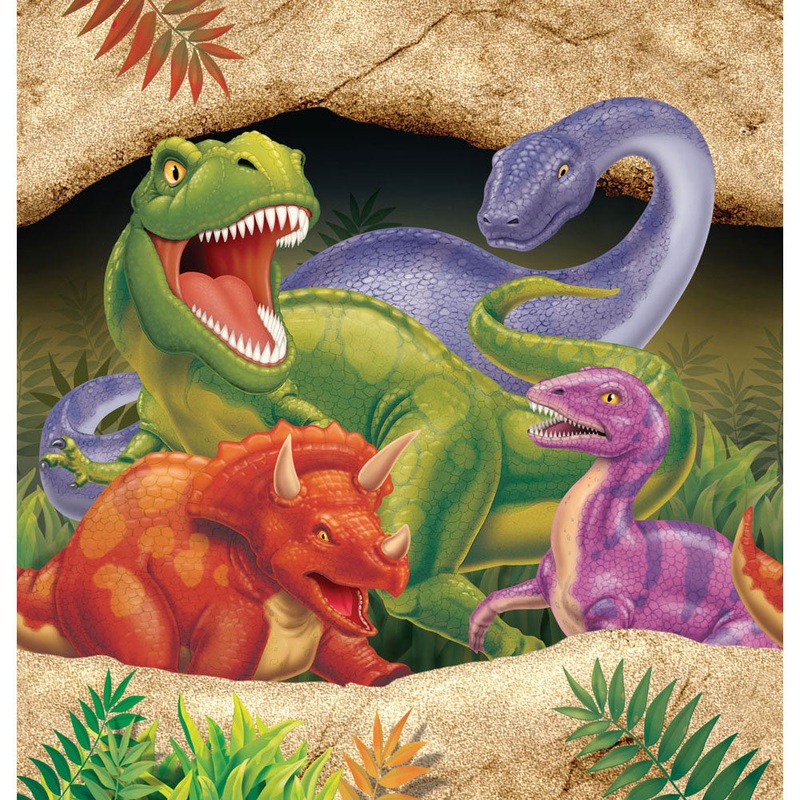 Dino Blast Plastic Tablecover
