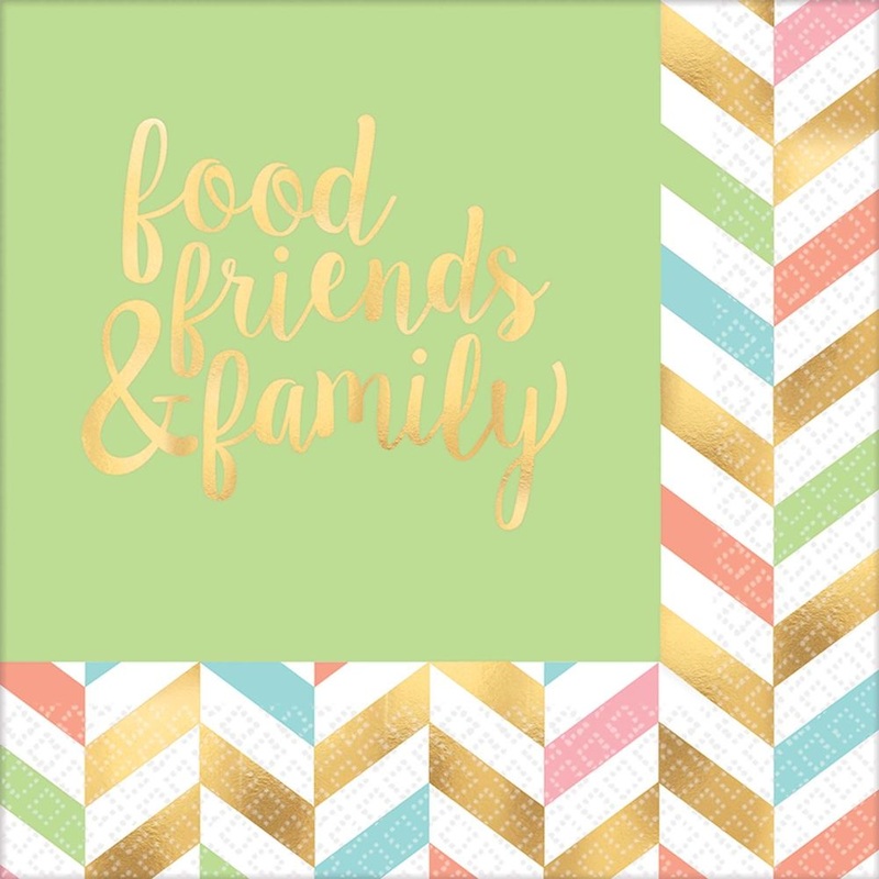 Eat, Drink & Be Happy Luncheon Napkins (16 ct)