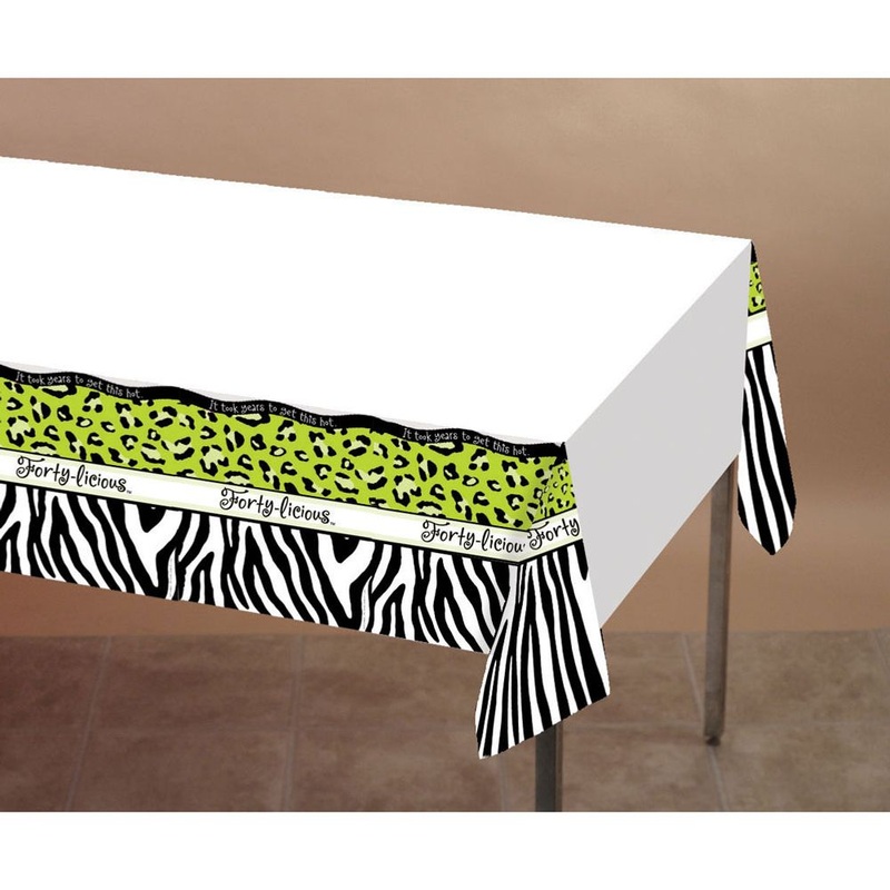 Forty-licious Plastic Tablecover