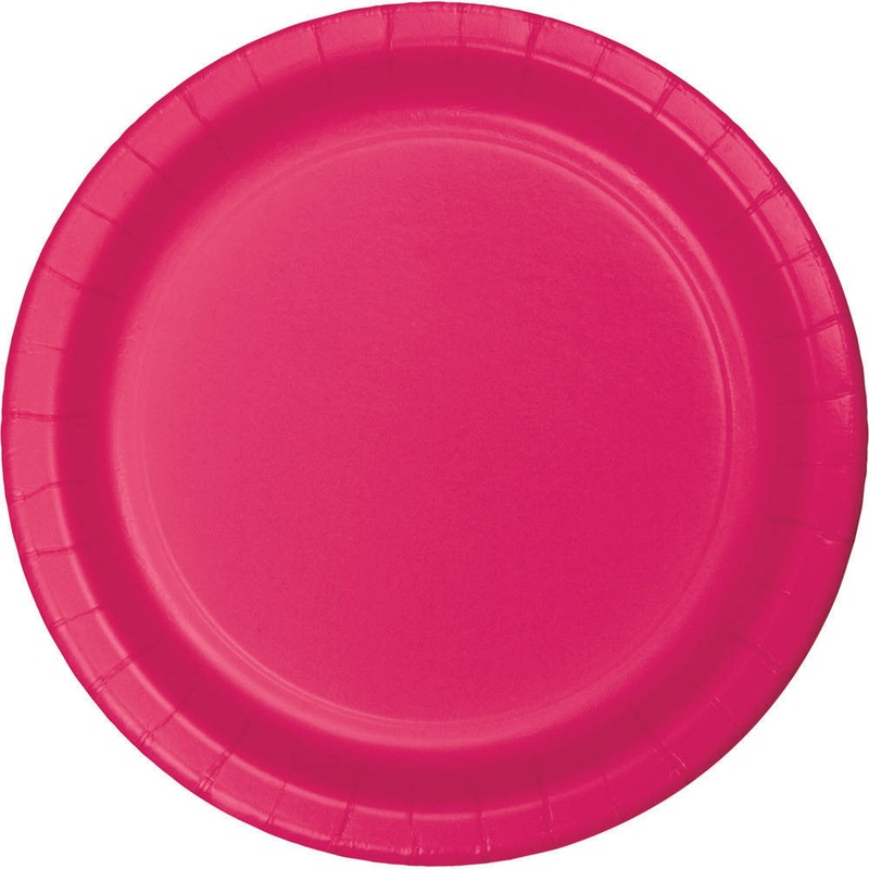 Hot Magenta Dessert Plates (24ct)