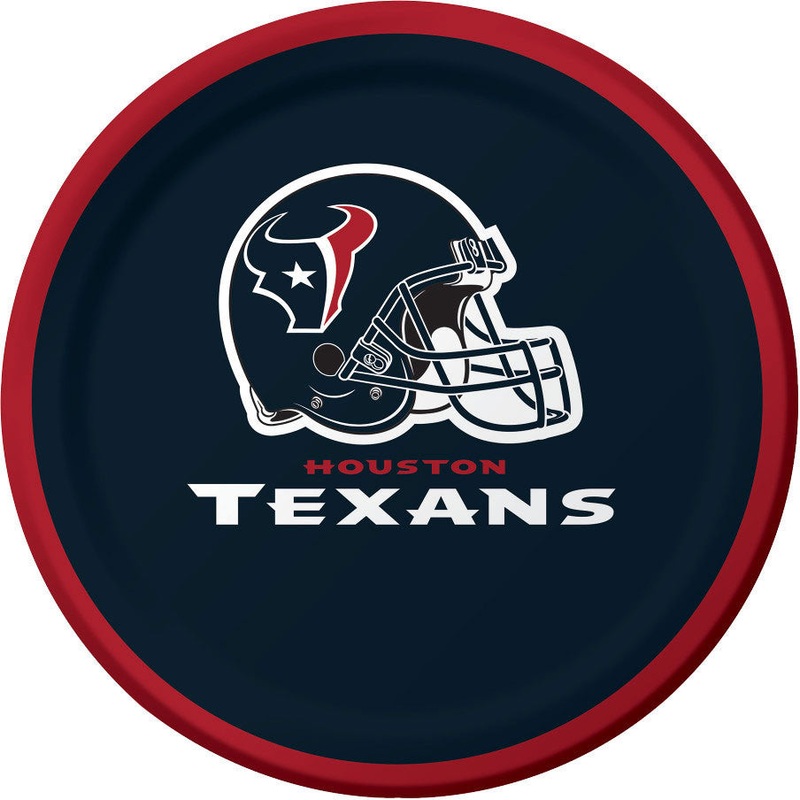Houston Texans Dessert Plates (8ct)