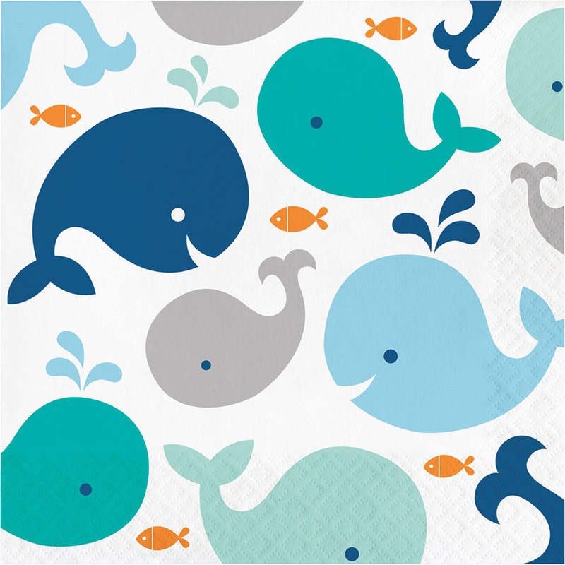 Lil' Spout Blue Luncheon Napkins (16ct)