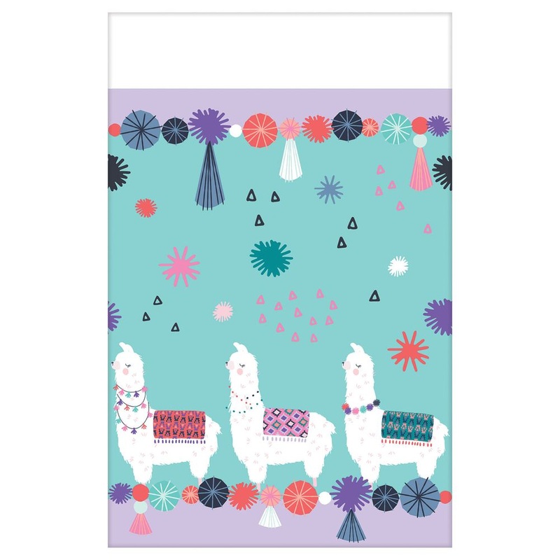 Llama Fun Paper Table Cover