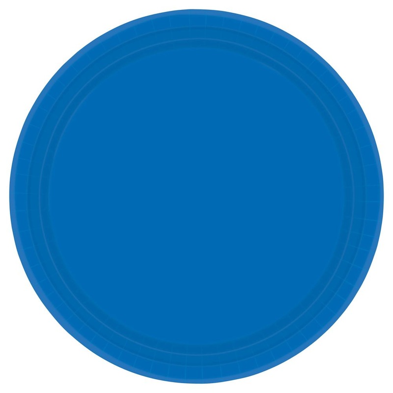 Marine Blue Paper Dessert Plates (20ct)