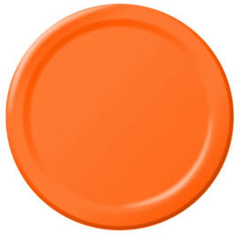 Orange Peel 9" Paper Plate 8 ct