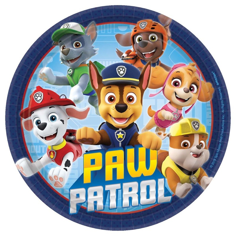 Paw Patrol Adventures Dessert Plates (8ct)