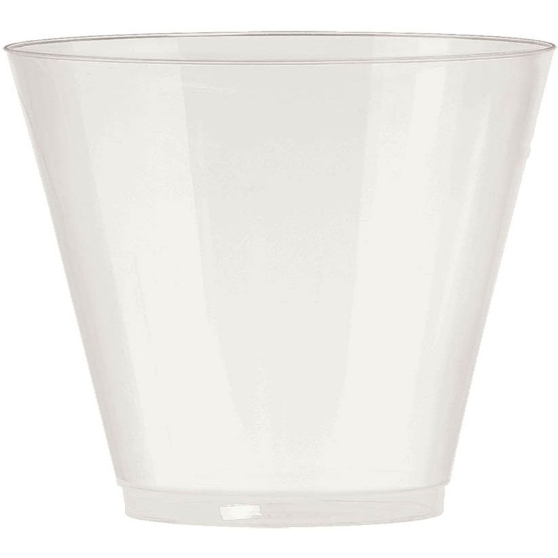 Pearl White 9oz Plastic Tumblers (72ct)