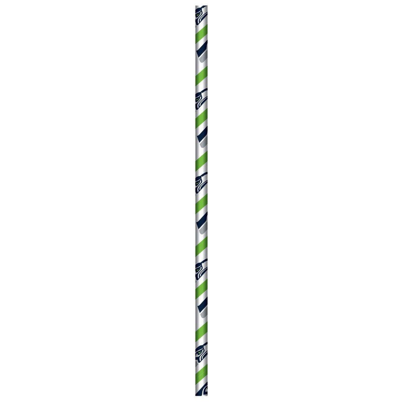 Seattle Seahawks Paper Straws (24ct)