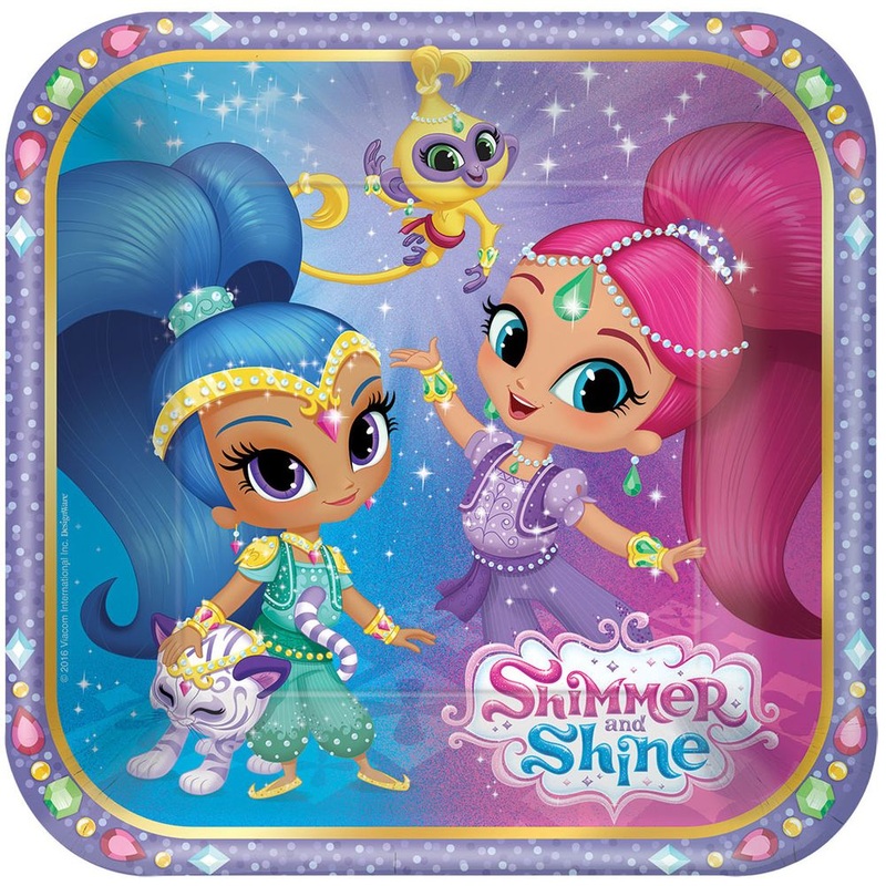 Shimmer and Shine Dessert Plates (8ct)