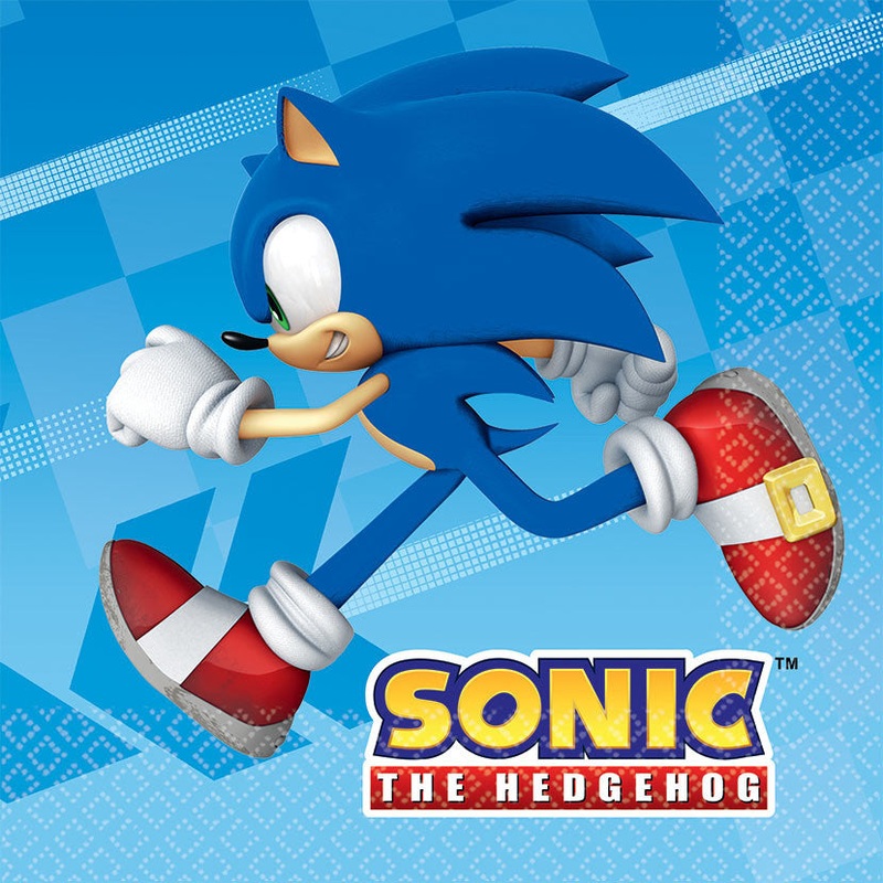 Sonic the Hedgehog Luncheon Napkins (16 ct)