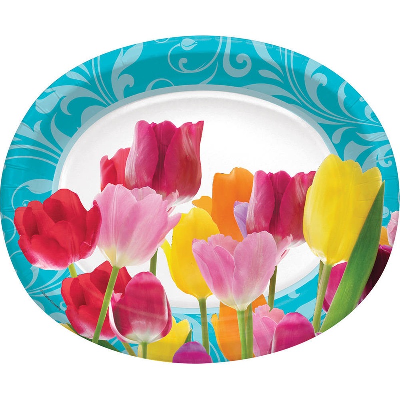 Springtime Banquet Plates (8 ct)