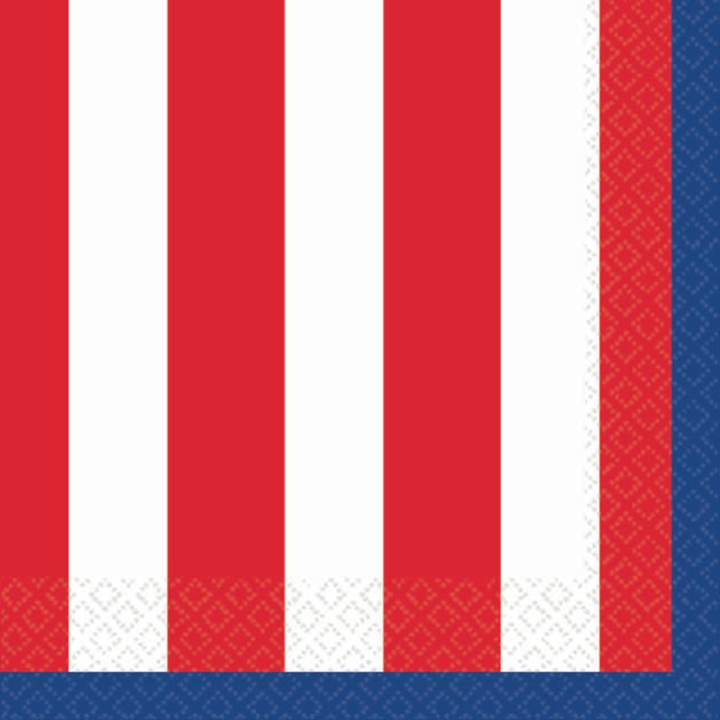 Stars and Stripes Beverage Napkins (36ct)