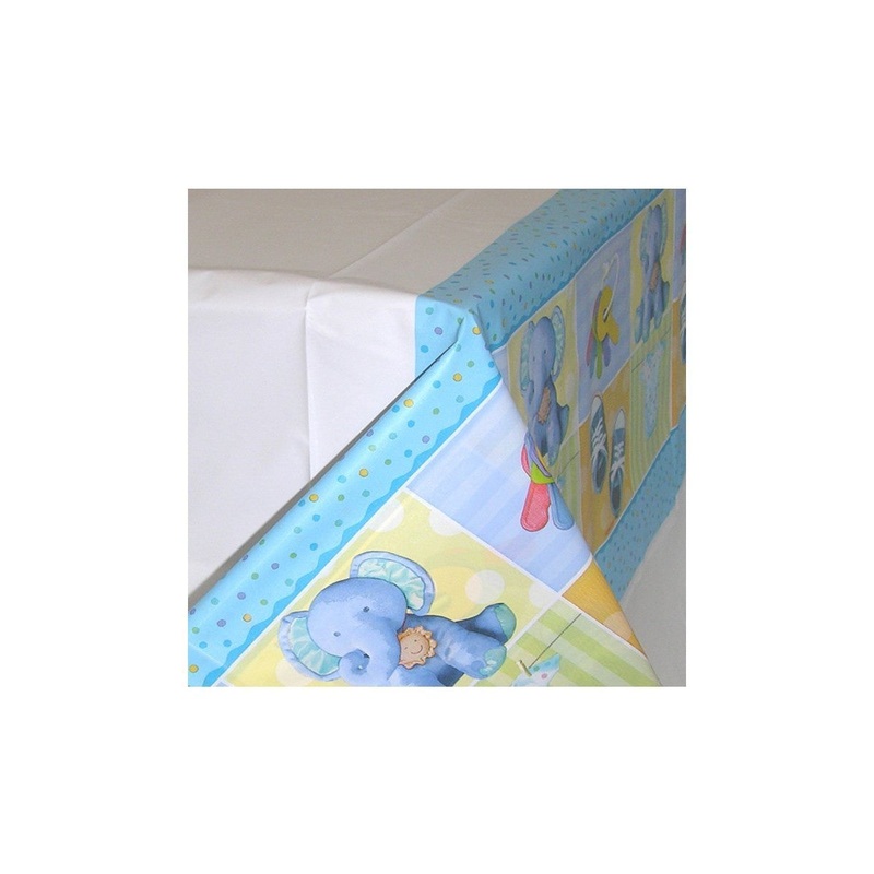 Teeny Tiny Boy Plastic Table Cover