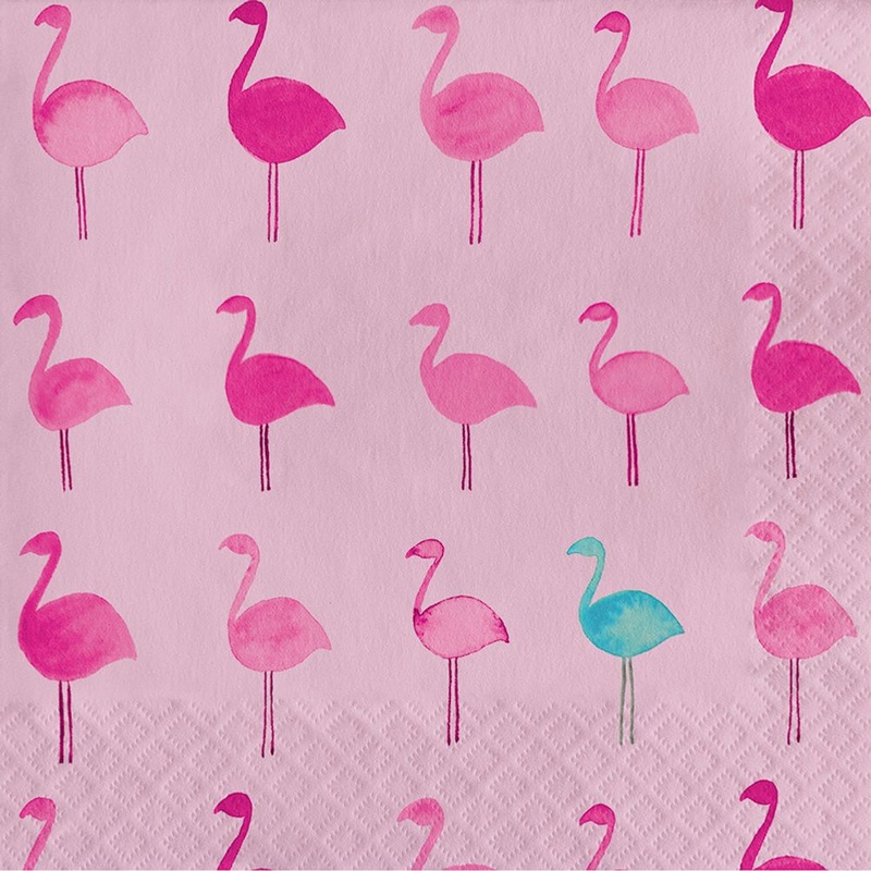 Tropical Flamingo Luncheon Napkins (16 ct)