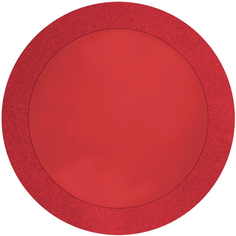 14" Glitz Red Placemats