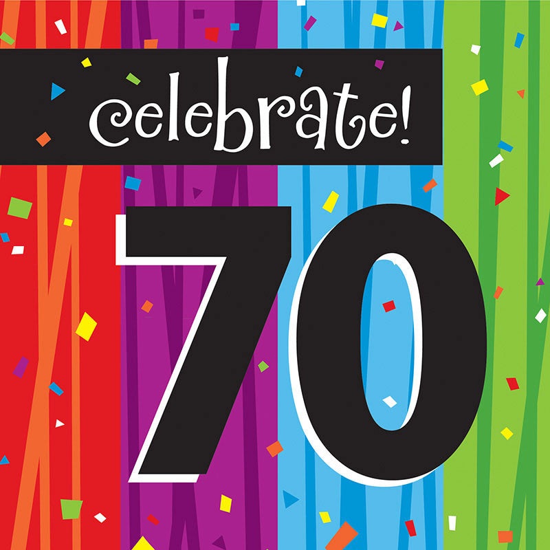 70 Milestones Luncheon Napkins (16ct)