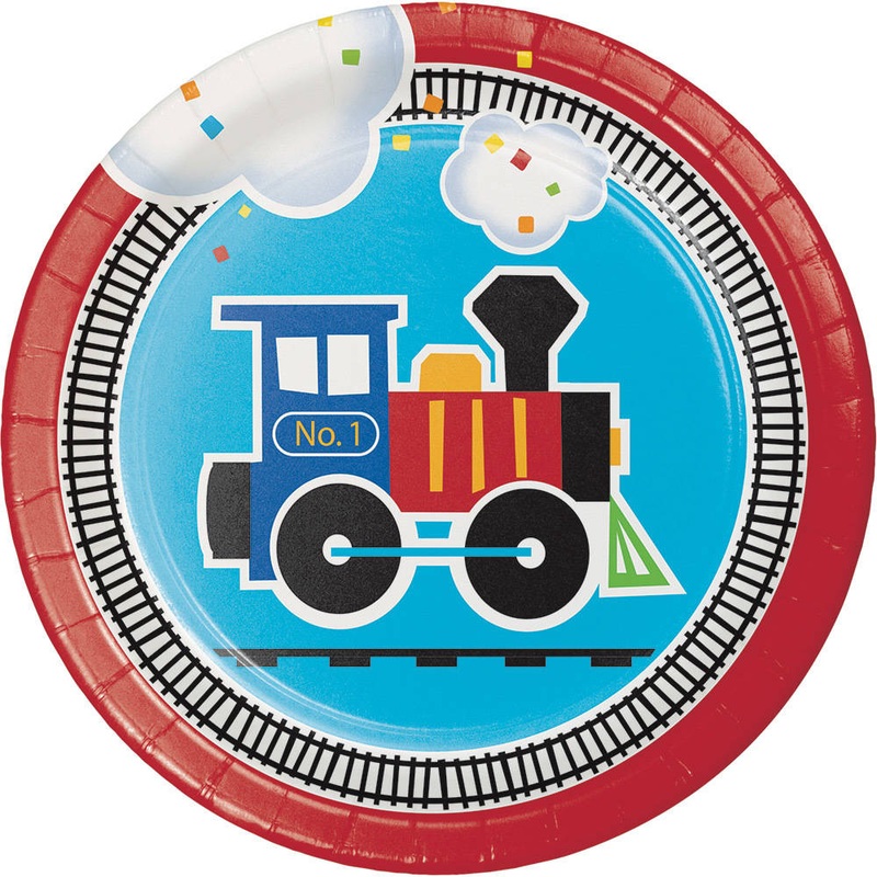 All Aboard Dessert Plates (8ct)