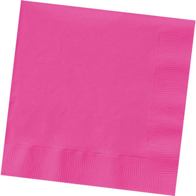 Bright Pink Dinner Napkins (20ct)